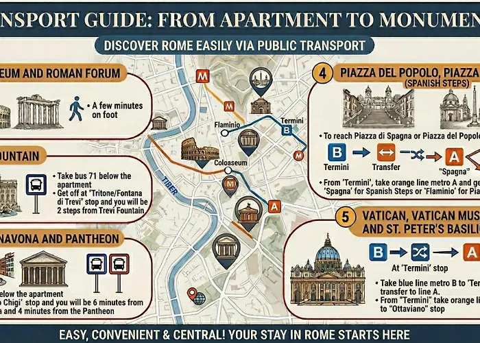 Heart Of Deluxe - 7min Colosseo, 3min Metro & Terrace Appartement *